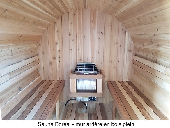 Sauna Boréal Traditionnel-Baril 6 pieds (183cm)