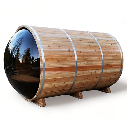 Sauna Boréal Panoramique - Baril 9 pieds (275 cm)