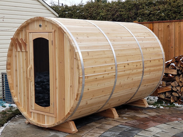 Sauna Boréal Panoramique - Baril 9 pieds (275 cm)