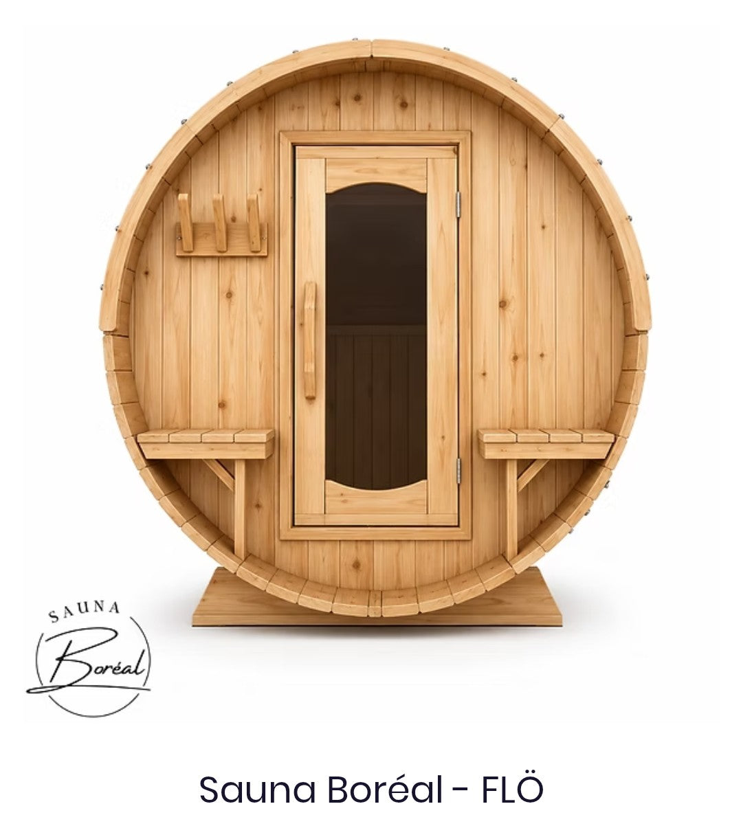 Sauna Boréal-FLÖ 198 cm x 244 cm